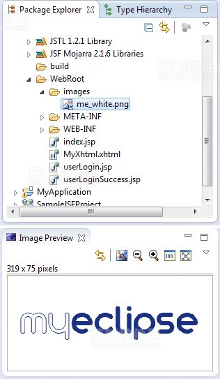 在MyEclipse中编辑图片