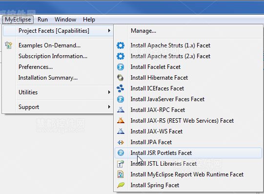 添加对MyEclipse WebSphere Portal Server支持