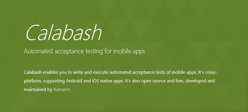 自动化测试工具Calabash