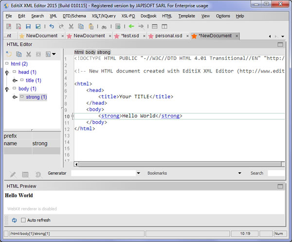 EditiX XML Editor v2015 更新