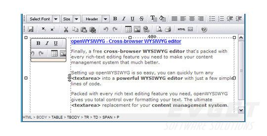 9个免费的JavaScript/jQuery WYSIWYG HTML编辑器