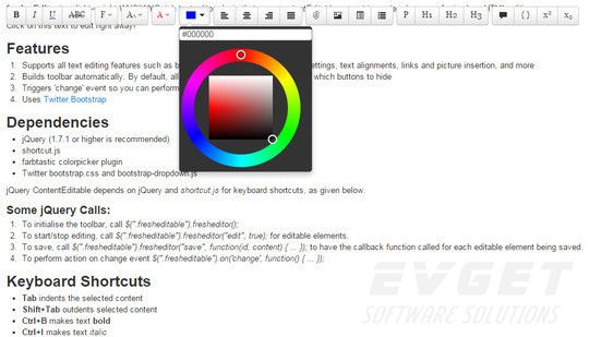 9个免费的JavaScript/jQuery WYSIWYG HTML编辑器