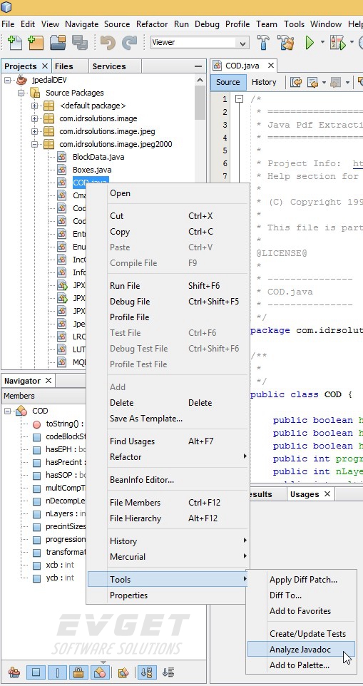 javadoc