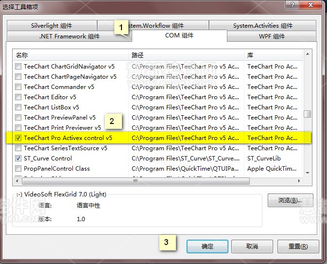 teechart教程