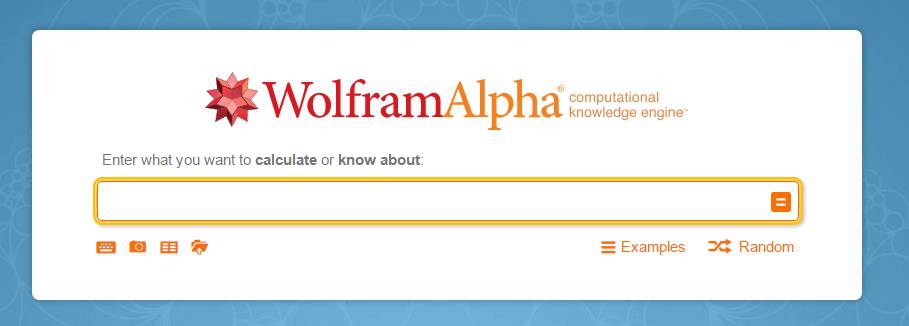数据可视化工具WolframAlpha