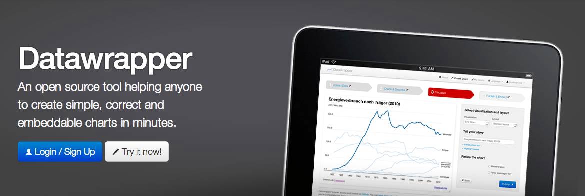 数据可视化工具Datawrapper
