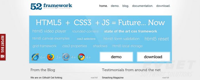 Web开发的十佳HTML5响应式框架
