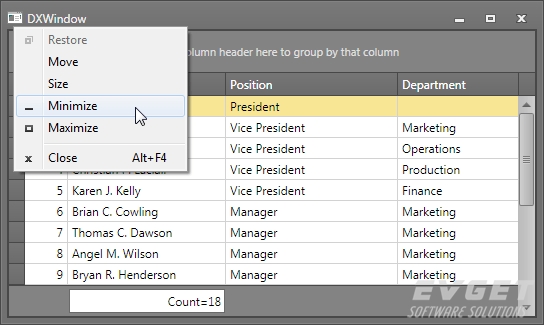 DevExpress WPF,DXWindows