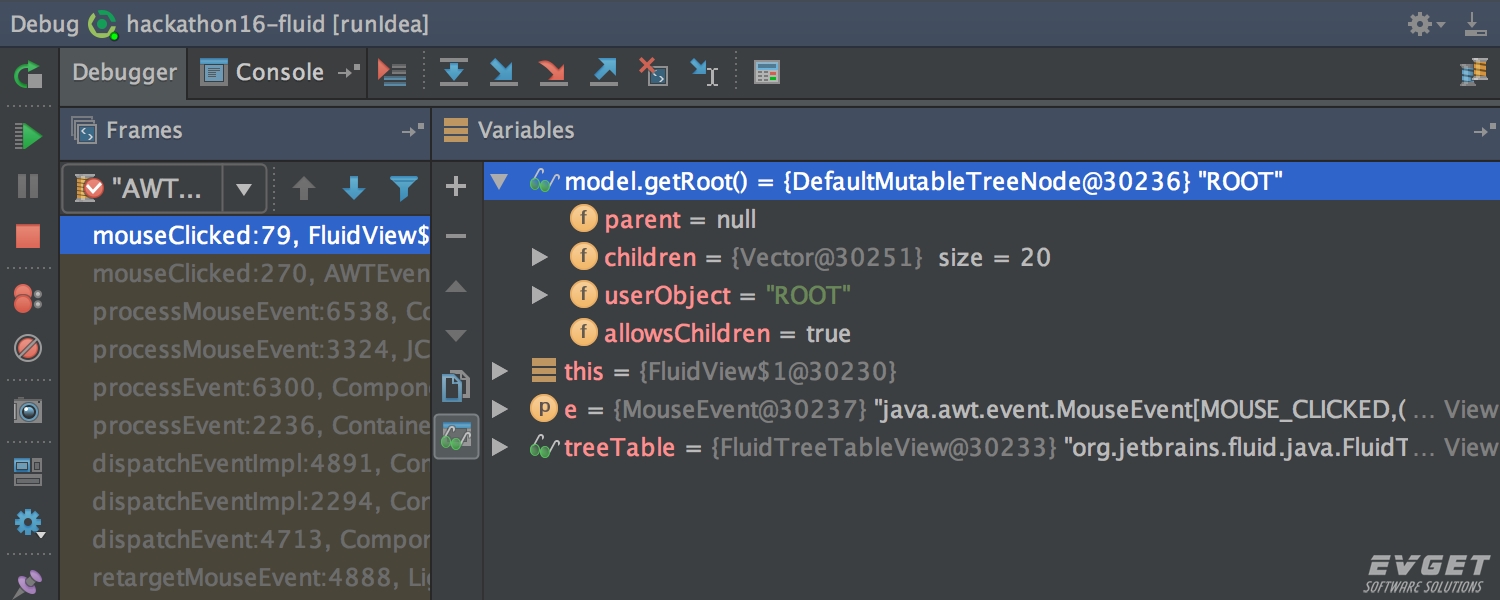 Watches view 和 Variables IntelliJ IDEA Preview 2016.2