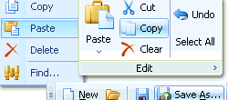 Ribbon, Toolbar and Menu Elements DevExpress