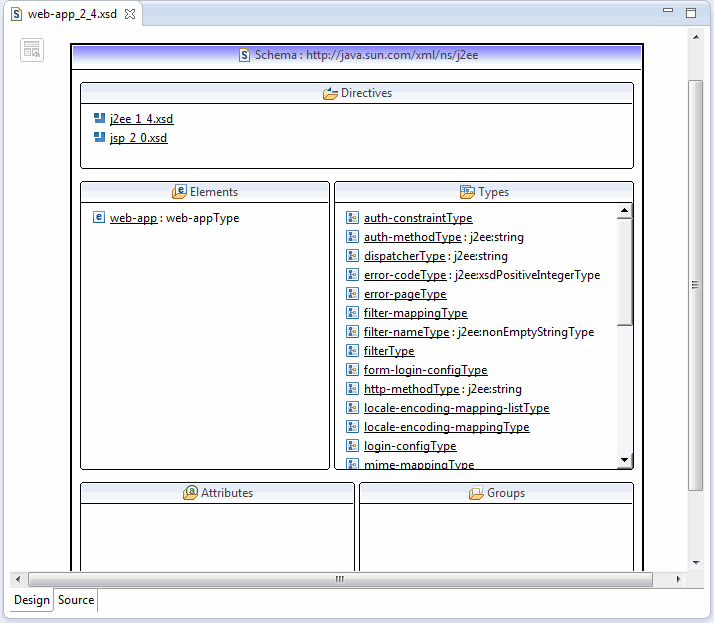 MyEclipseXML Schema (XSD)编辑器