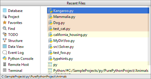 PyCharm入门教程——在编辑器中打开和重新打开文件_Python_03