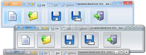 DynamicSkinForm VCL,皮肤控件,Delphi皮肤控件,Win8