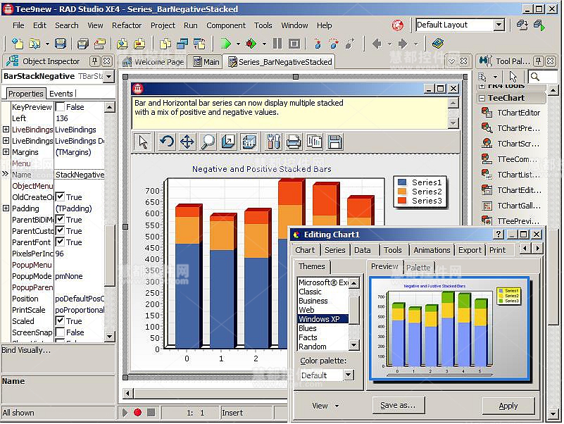 TeeChart Pro VCL v2013界面预览