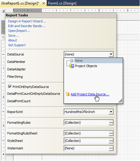教程,演示,XtraReport报表,报表绑定,DevExpress,MS SQL Server 