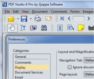 用户界面,PDF Studio 8,PDF编辑器