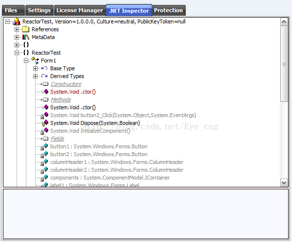 .net reactor使用教程（一）——界面各功能说明