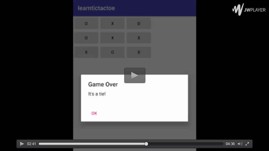 Tic-Tac-Toe（三连棋游戏）机器学习演示视频 