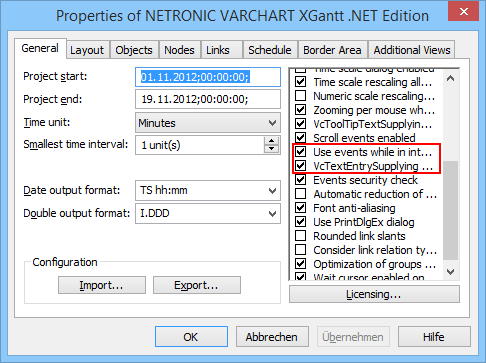 VARCHART XGantt .NET编辑属性图片4