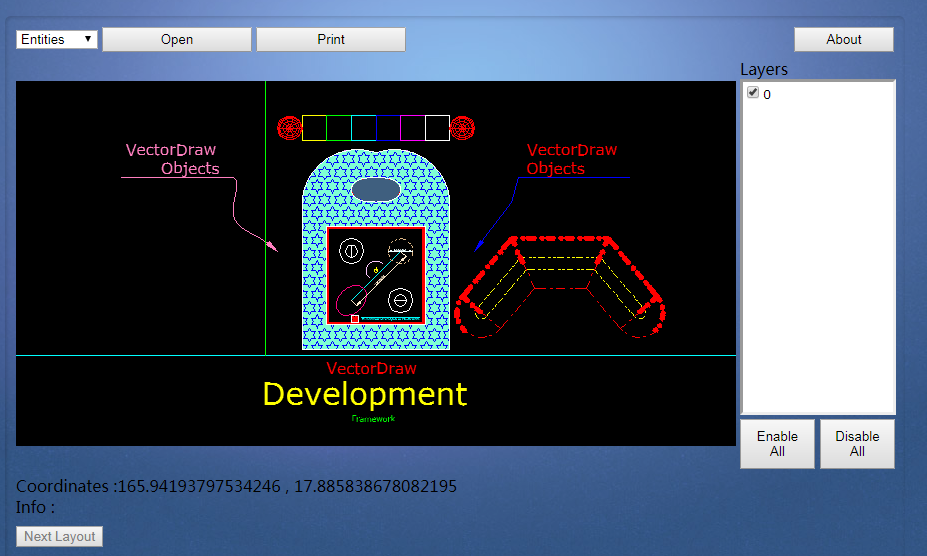 VectorDraw web library详细示例1