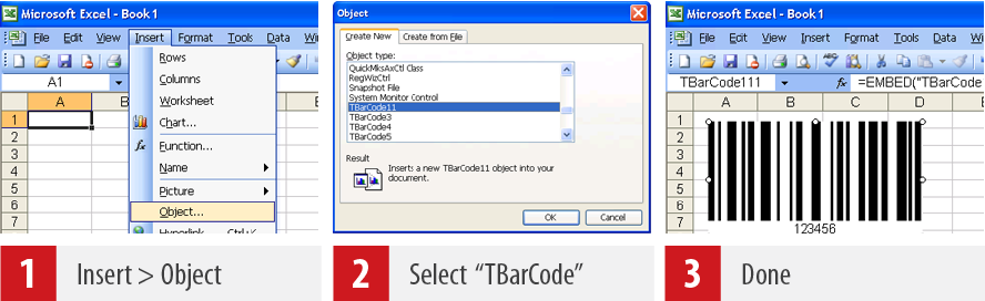 TBarCode SDK step2