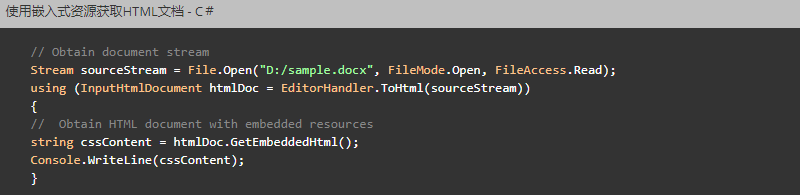 Obtain HTML Document with Embedded Resources - C#