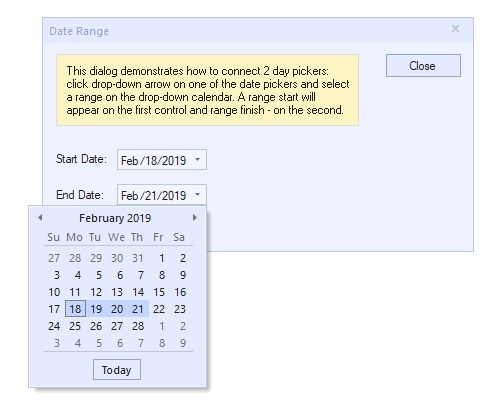 Date Time Range