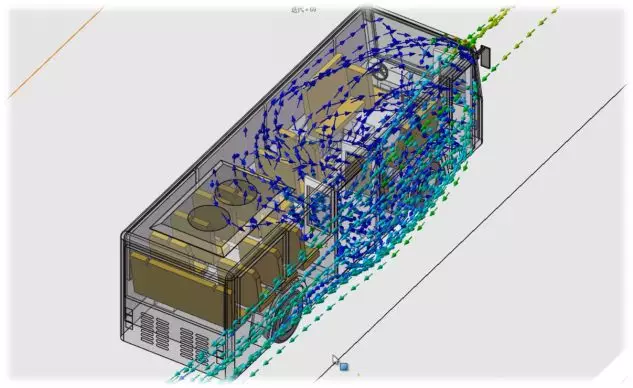 SOLIDWORKS Flow Simulation科學(xué)解答公交開(kāi)門時(shí)哪個(gè)位置最暖