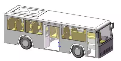 SOLIDWORKS Flow Simulation科學(xué)解答公交開(kāi)門時(shí)哪個(gè)位置最暖