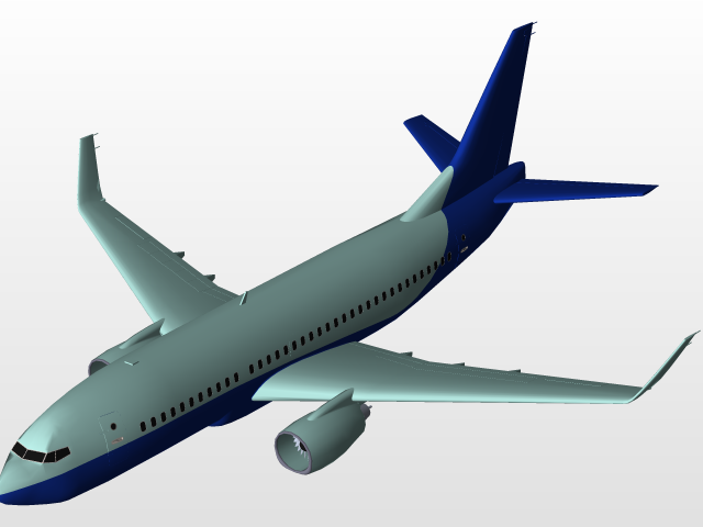 用SolidWorks设计波音737