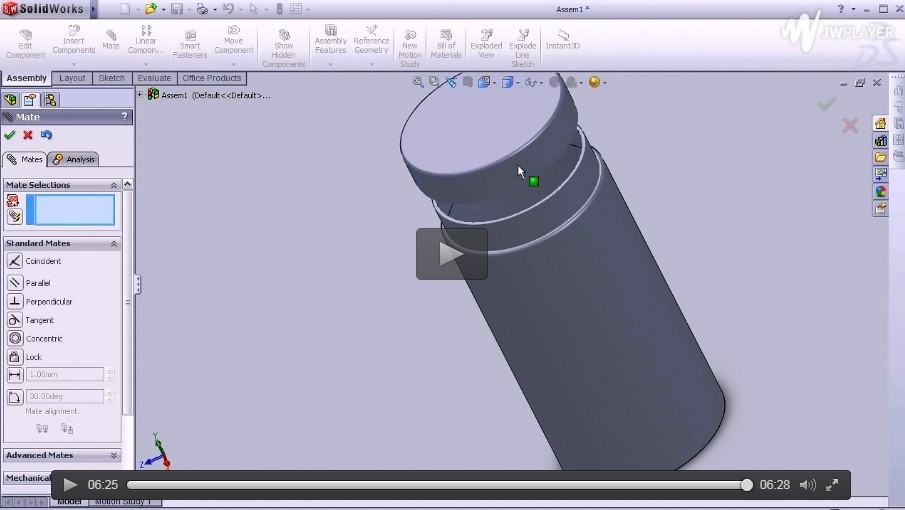 SolidWorks基础入门视频（一）