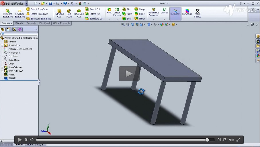 SolidWorks基础入门视频（一）