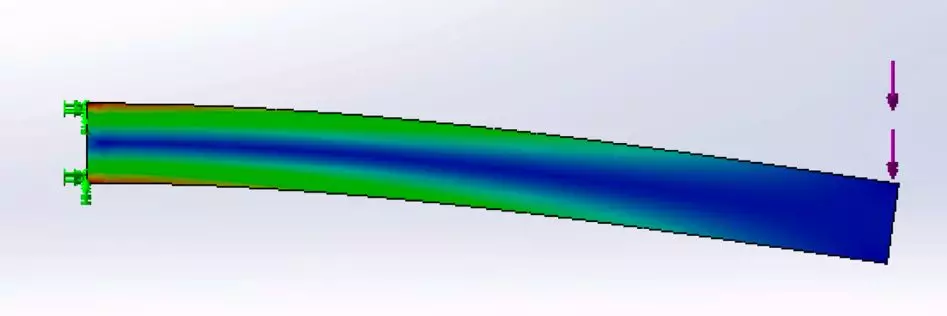 如何用SolidWorks獲取載荷施加后的模型變形信息