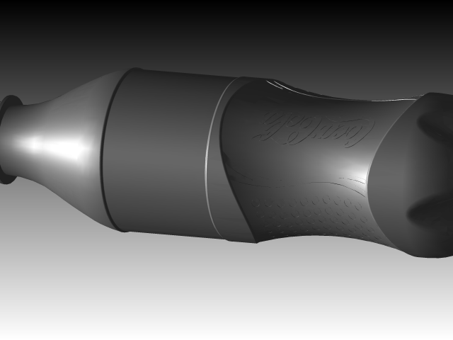 由SolidWorks設(shè)計的400ml可口可樂塑料瓶