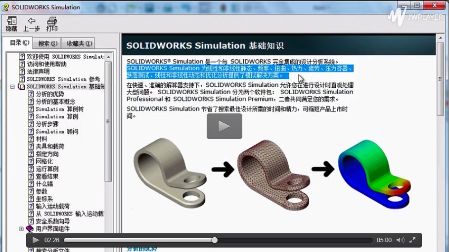 SolidWorks Simulation入門仿真分析（第一課）