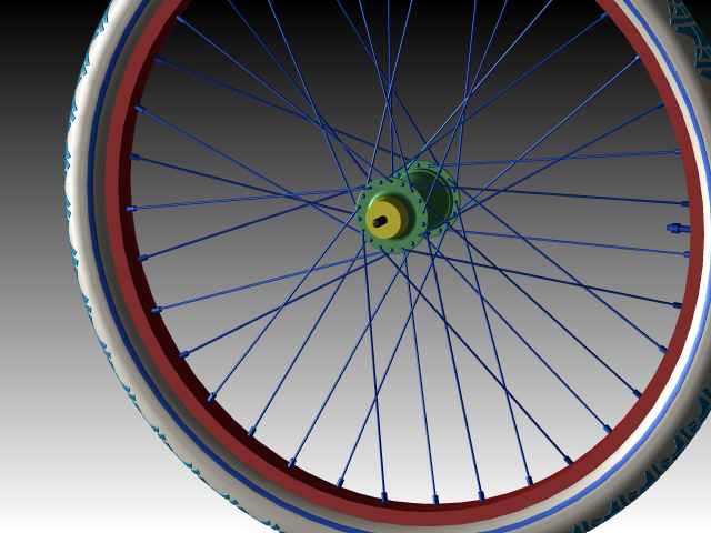 SolidWorks设计一个自行车轮胎模型