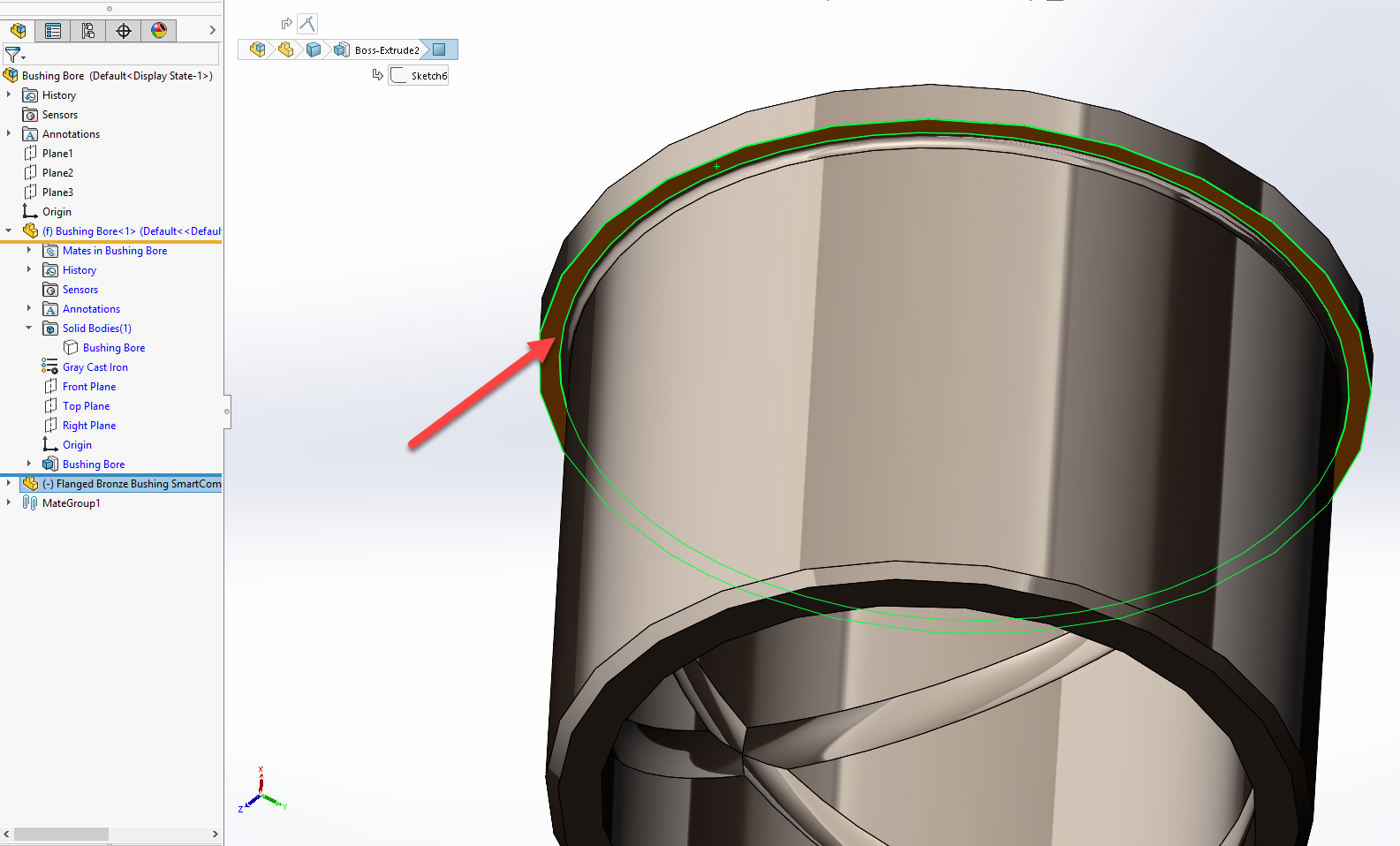 SolidWorks的智能組件