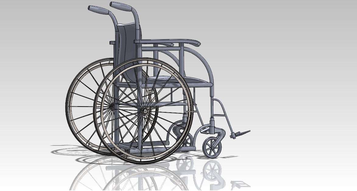 用SolidWorks设计两款轮椅和一款假肢