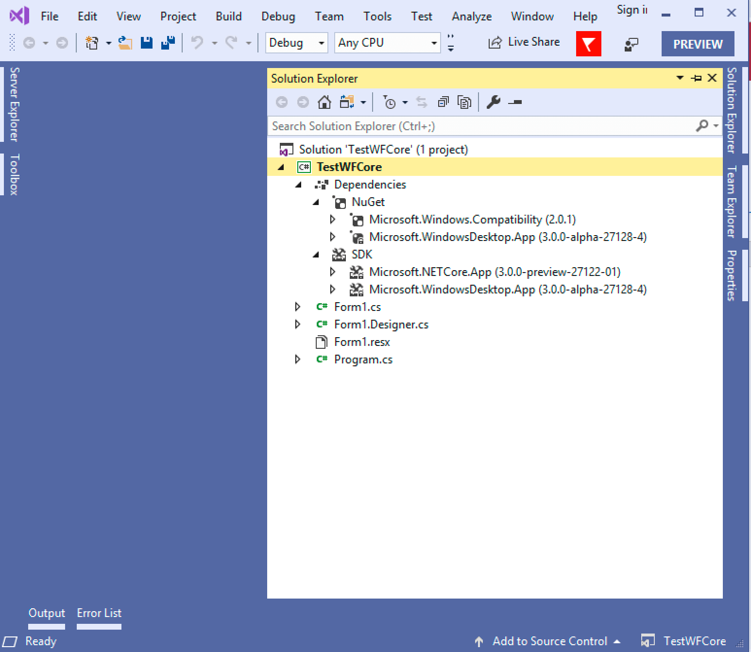 ComponentOne WinForm & .NET Core 3.0