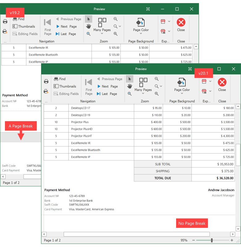 DevExpress Office File API v20.1新版亮点