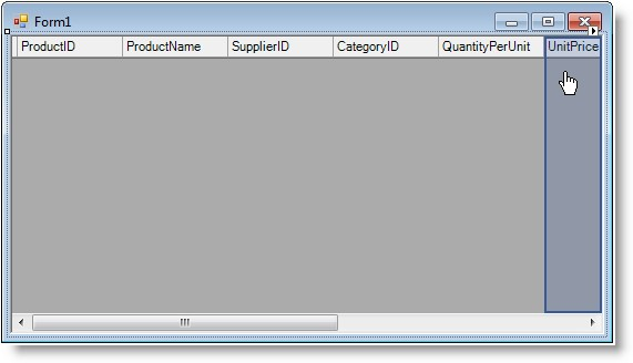 ComponentOne Studio For WinForms 使用教程：如何使用C1FlexGrid 功能创建表格