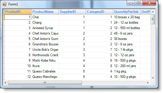 ComponentOne Studio For WinForms 使用教程：如何使用C1FlexGrid 功能创建表格