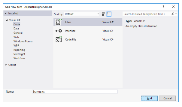 .NET的报表控件ActiveReports教程：如何使用ASP .NET MVC创建Web 设计器（二）