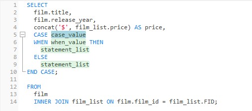 数据库管理工具Navicat Premium使用教程：如何使用SQL CASE语句来选择底层数据的值