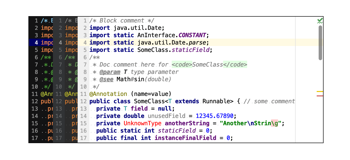 Java的默認配色方案