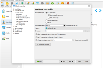 install4j预览：Java项目可执行文件