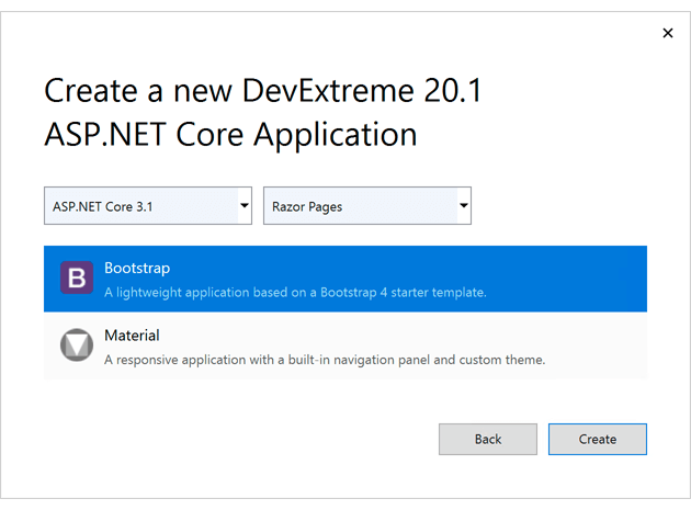DevExpress ASP.NET Core Controls v20.1新版亮点