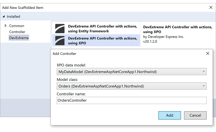 DevExpress ASP.NET Core Controls v20.1新版亮点