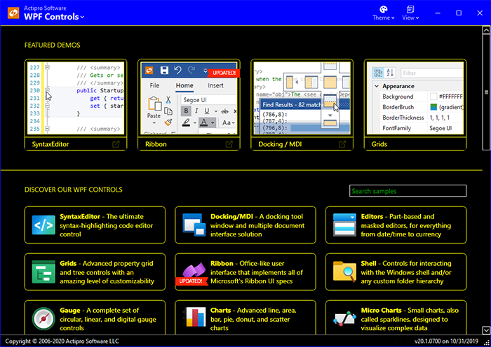 界面开发套包WPF Controls：如何通过ThemeManager自定义主题