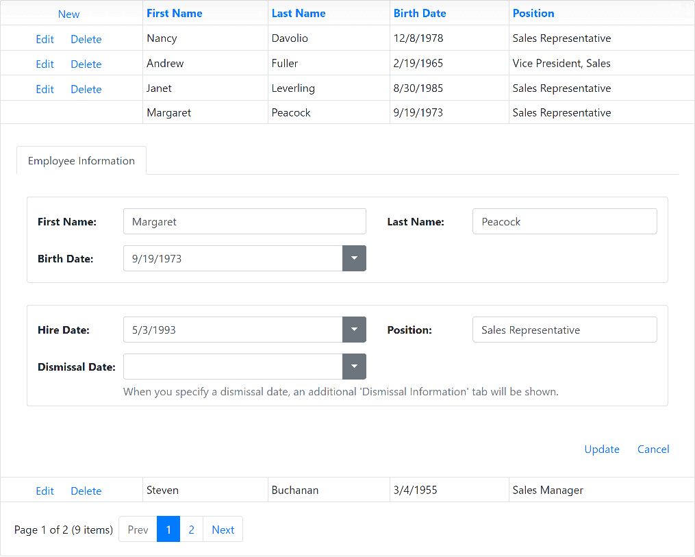 DevExpress ASP.NET Bootstrap Controls v20.1新版亮点